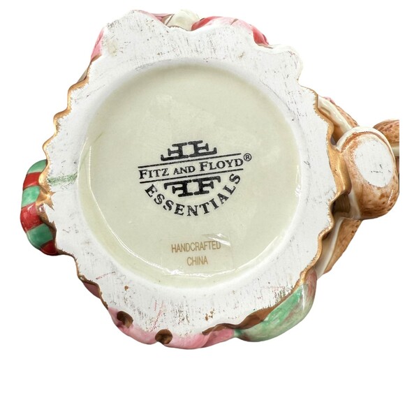 VTG Fitz and Floyd Candy Lane Express Ceramic Cupcake Gingerbread Trinket Dish - Picture 9 of 12